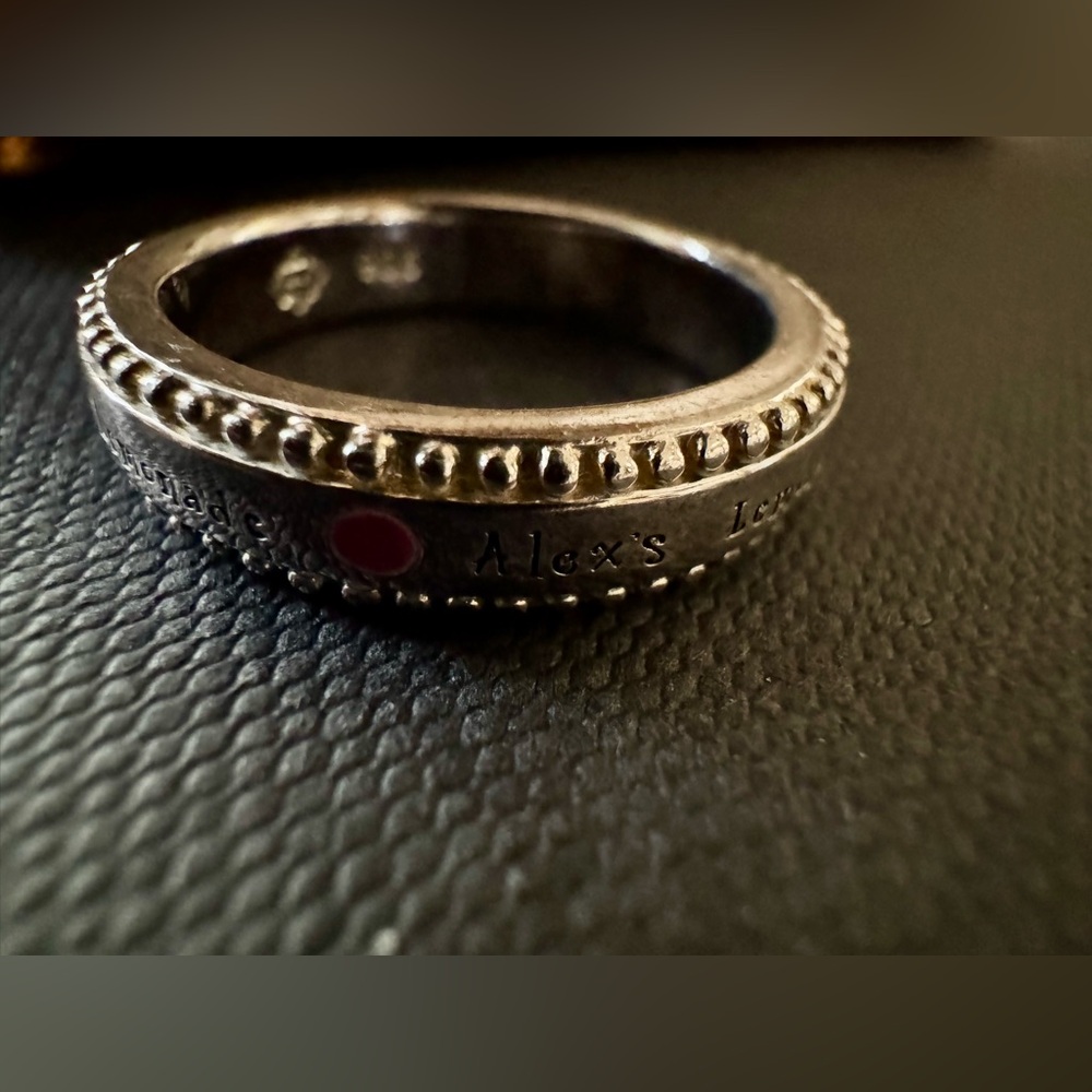 Alex’s Lemonade Silver Ring Size 7 - Picture 7 of 7